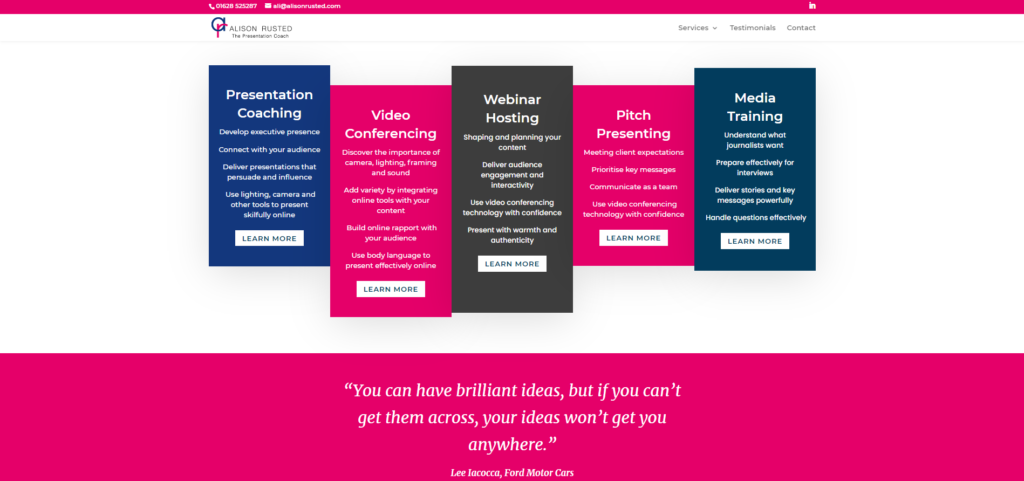 Example website